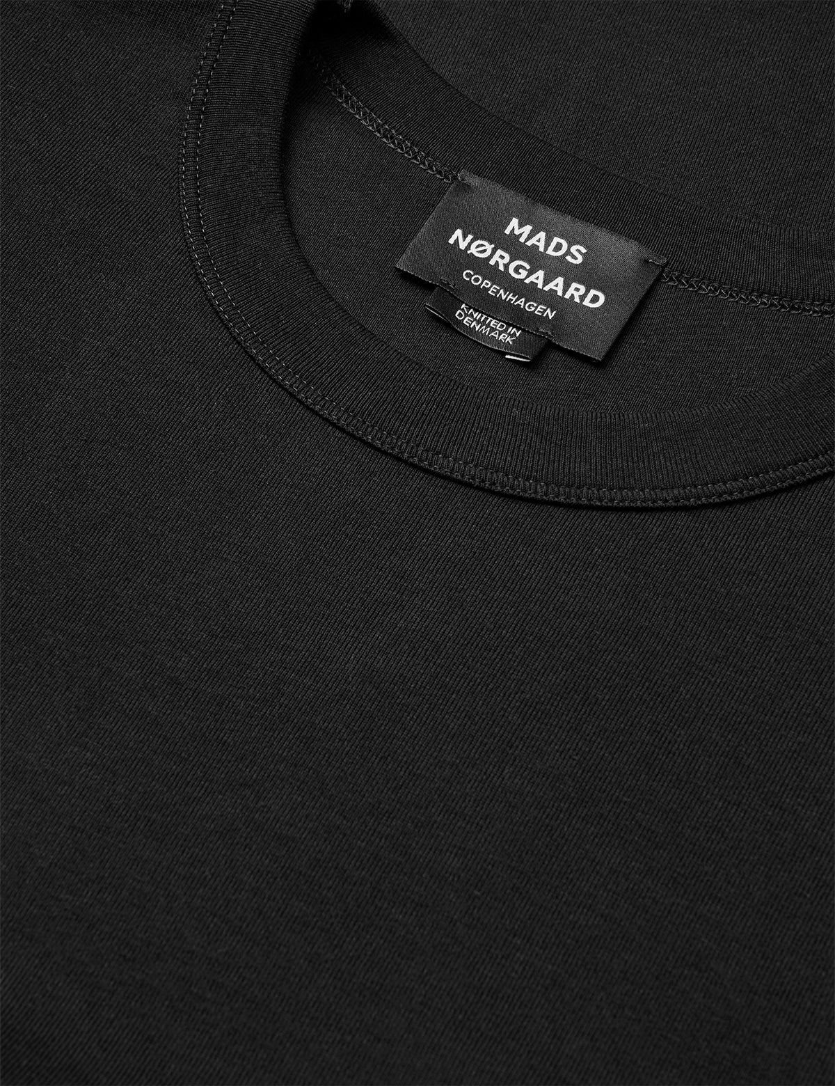 Klassik Rib Esben Tee, Black