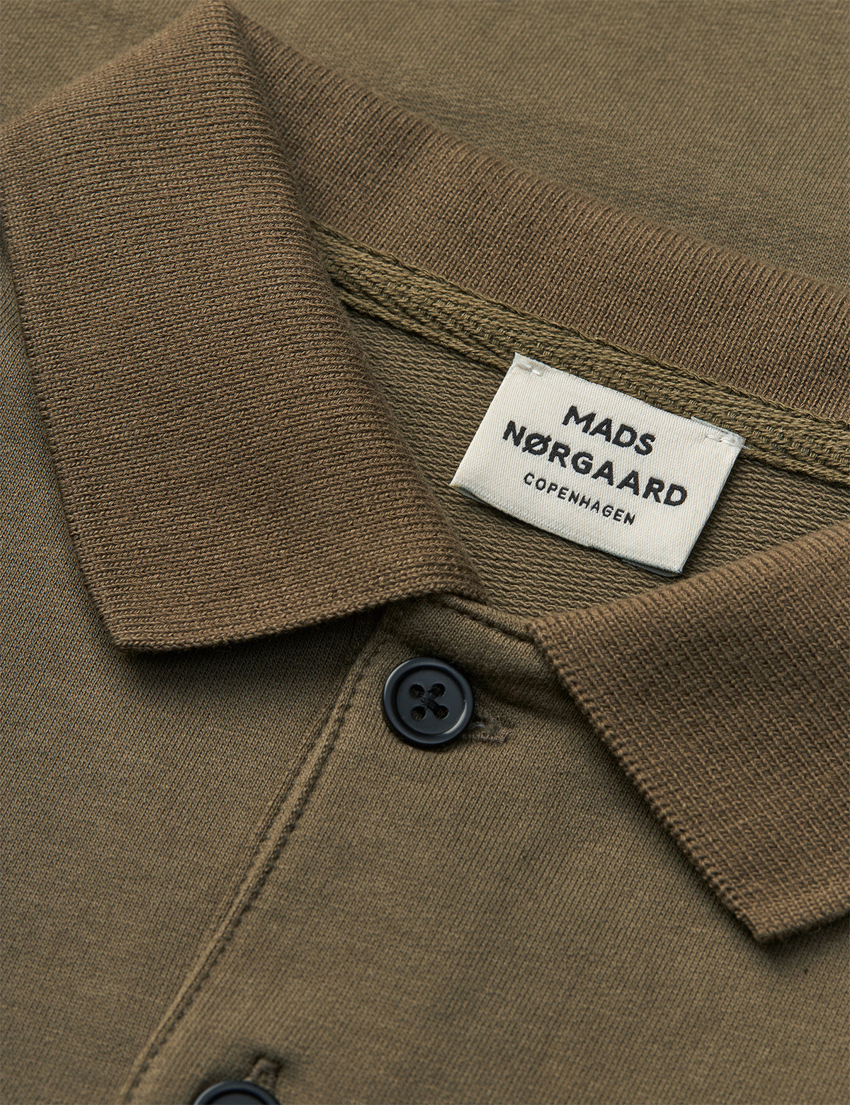 Light Terry Jan Polo L/S, Tarmac