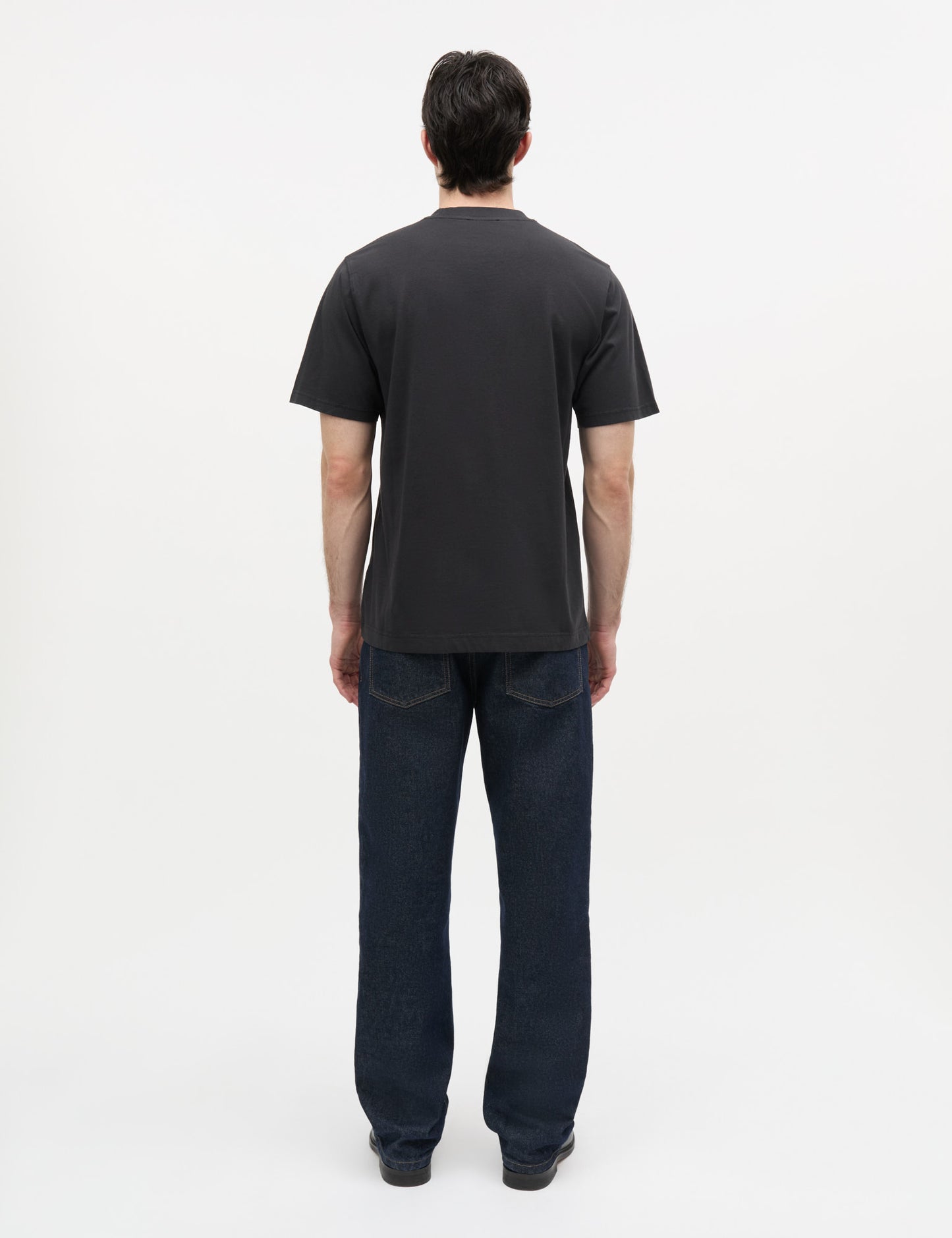Cotton Jersey Print Frode Tee, Black