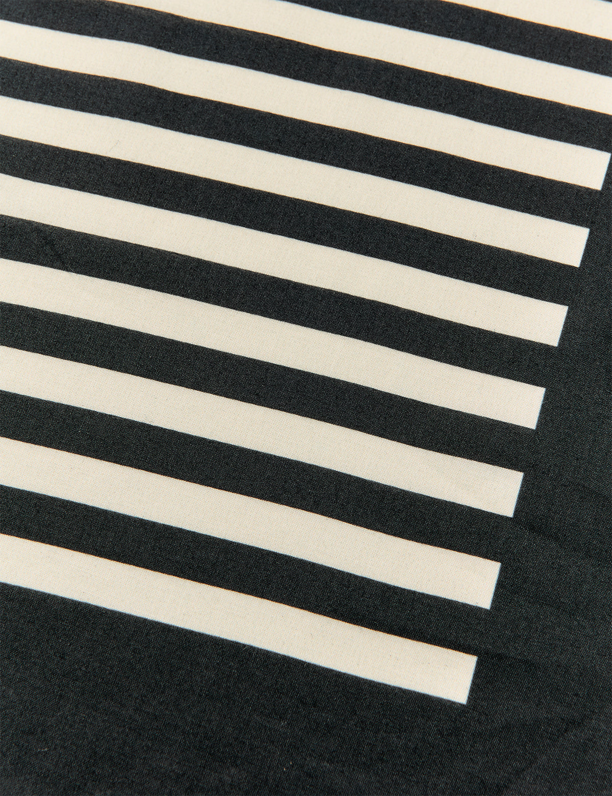 Soft Cotton Scarf Big, Stripe AOP/Black