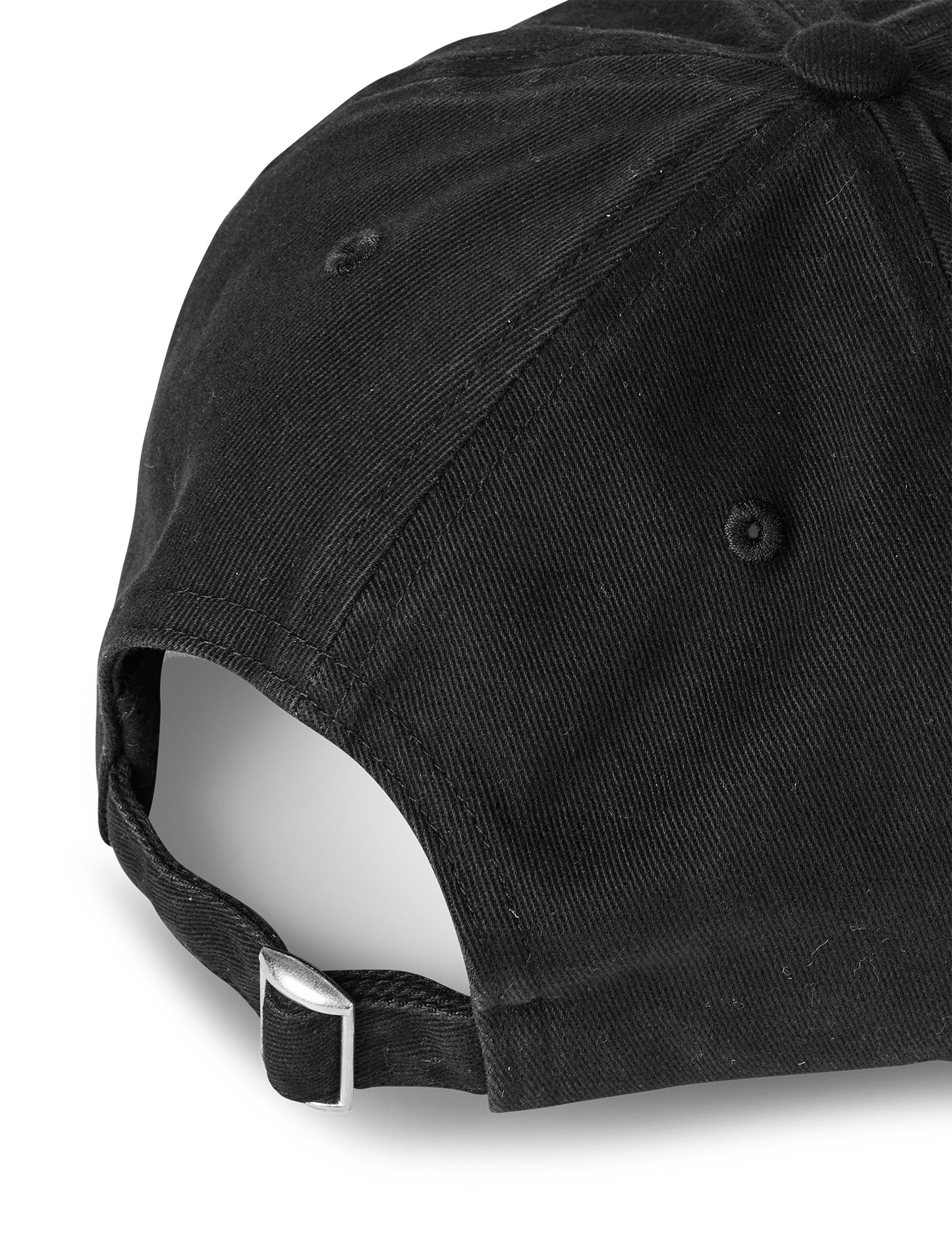 Washed Cotton Twill Box Coal Cap, Black