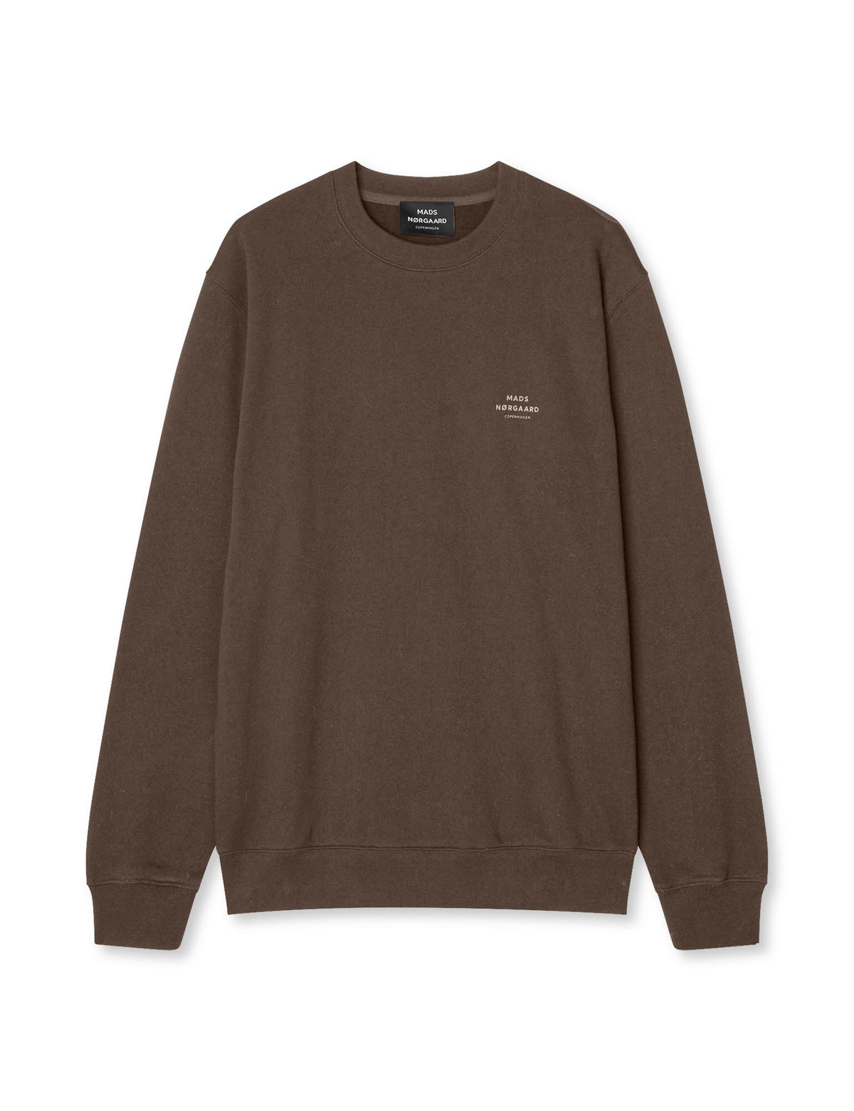 Cotton Light Crew Logo Sweat, Turkish Coffee