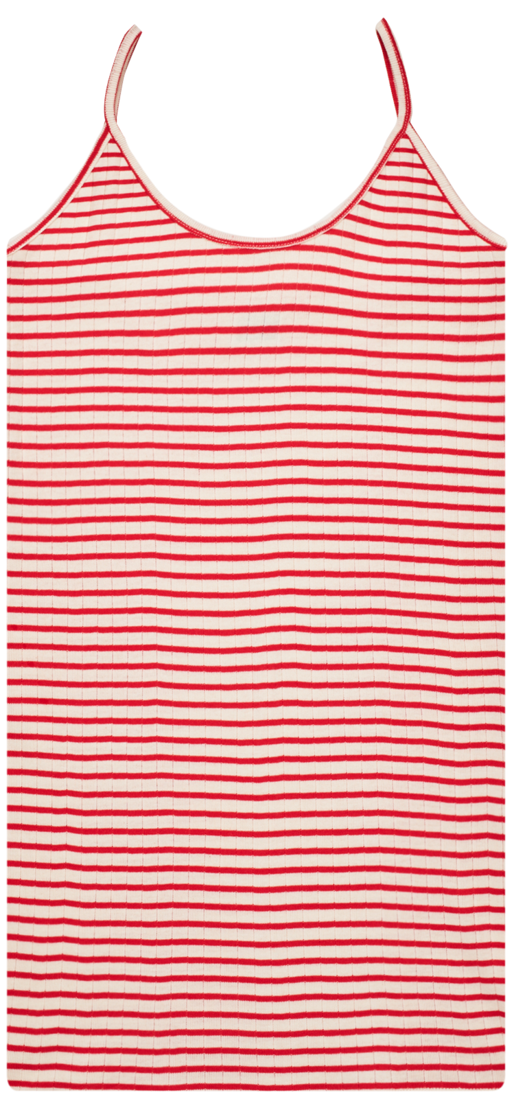 NPS Strap Top NPS Stripe, Ecru/Red