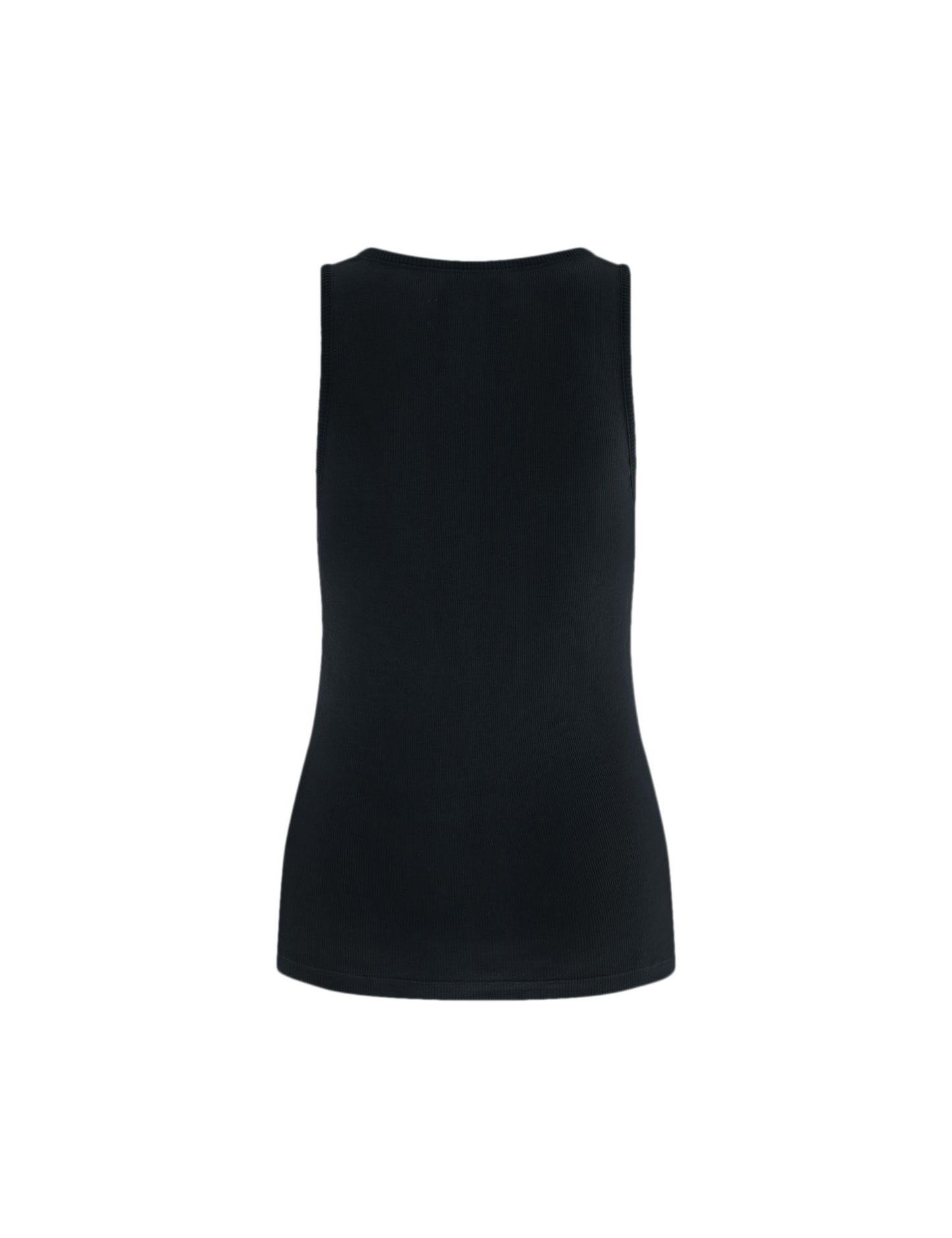 2x2 Cotton Amour Tank Top, Black