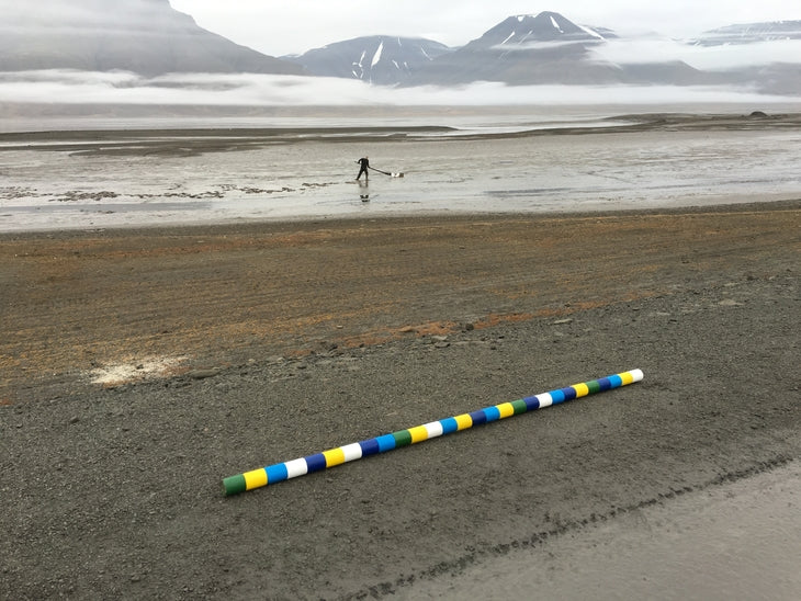 OUR STRIPED STICK GOES TO SVALBARD