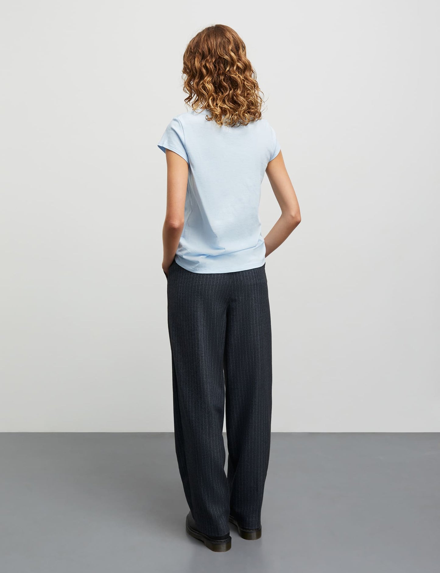 Organic Jersey Teasy Tee FAV, Cashmere Blue