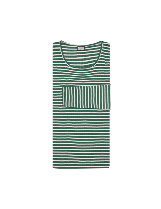 101 NPS Stripes, Bottle Green/Ecru