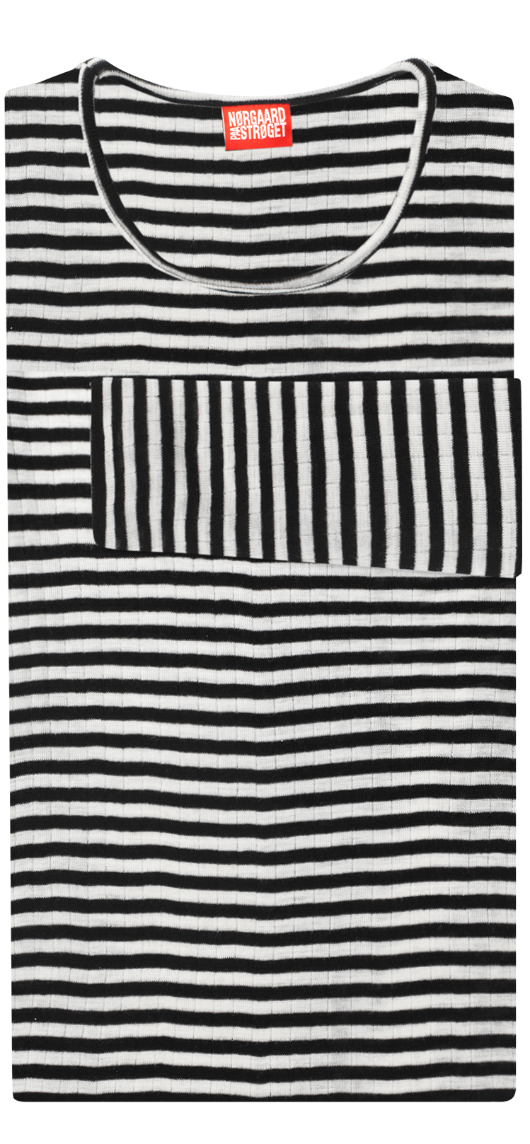 101 Wool, Black/Ecru Stripe