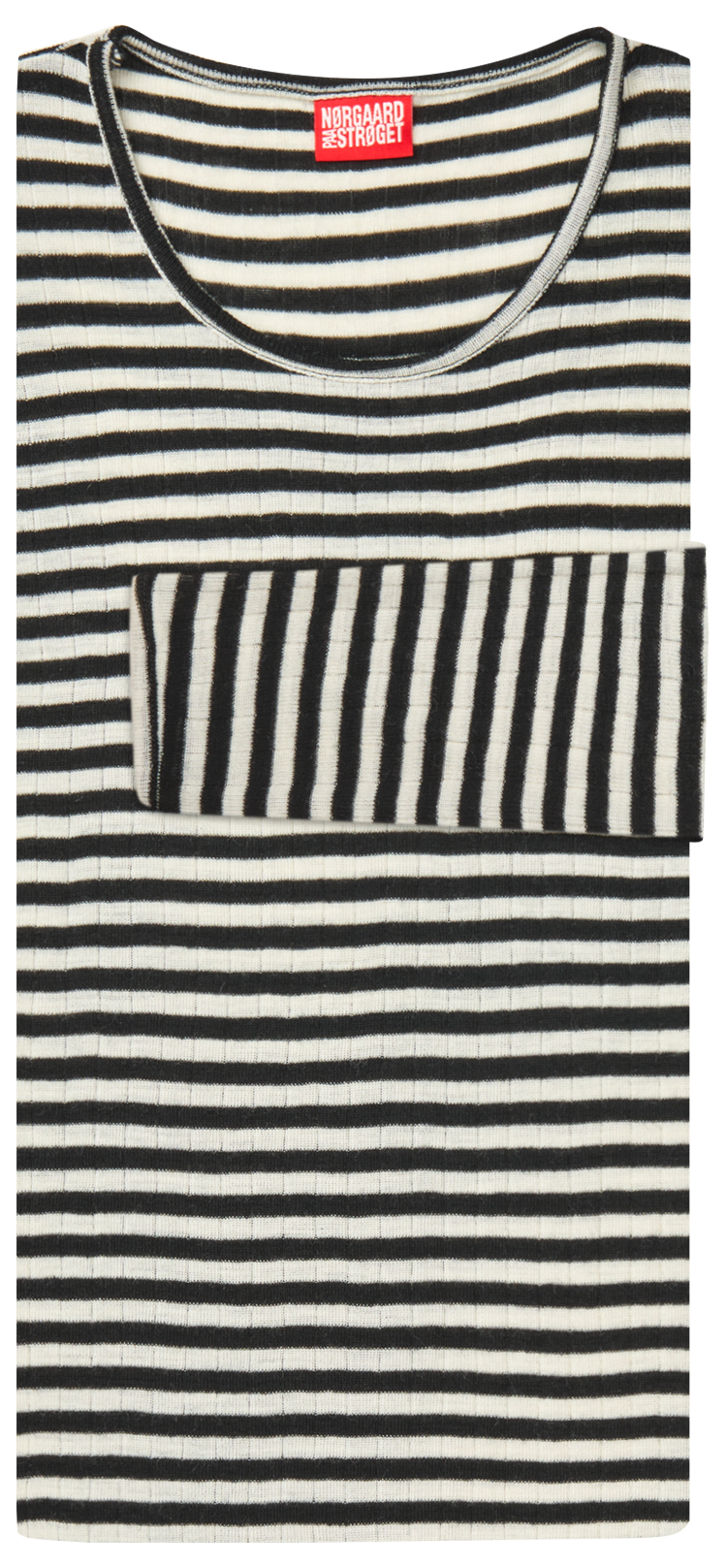 101 Wool, Black/Ecru Stripe