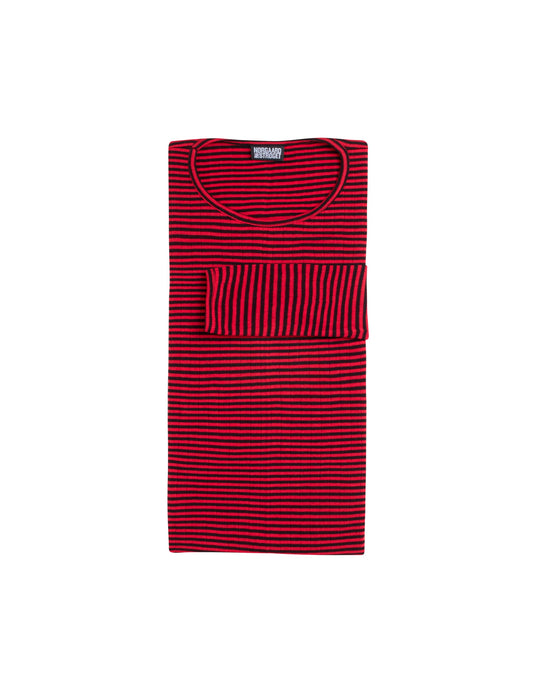 101 Fine Stripe, Black/Red