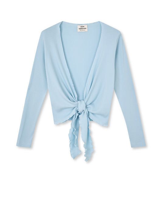 NPS Wrap Top Solid Colour, Light Blue