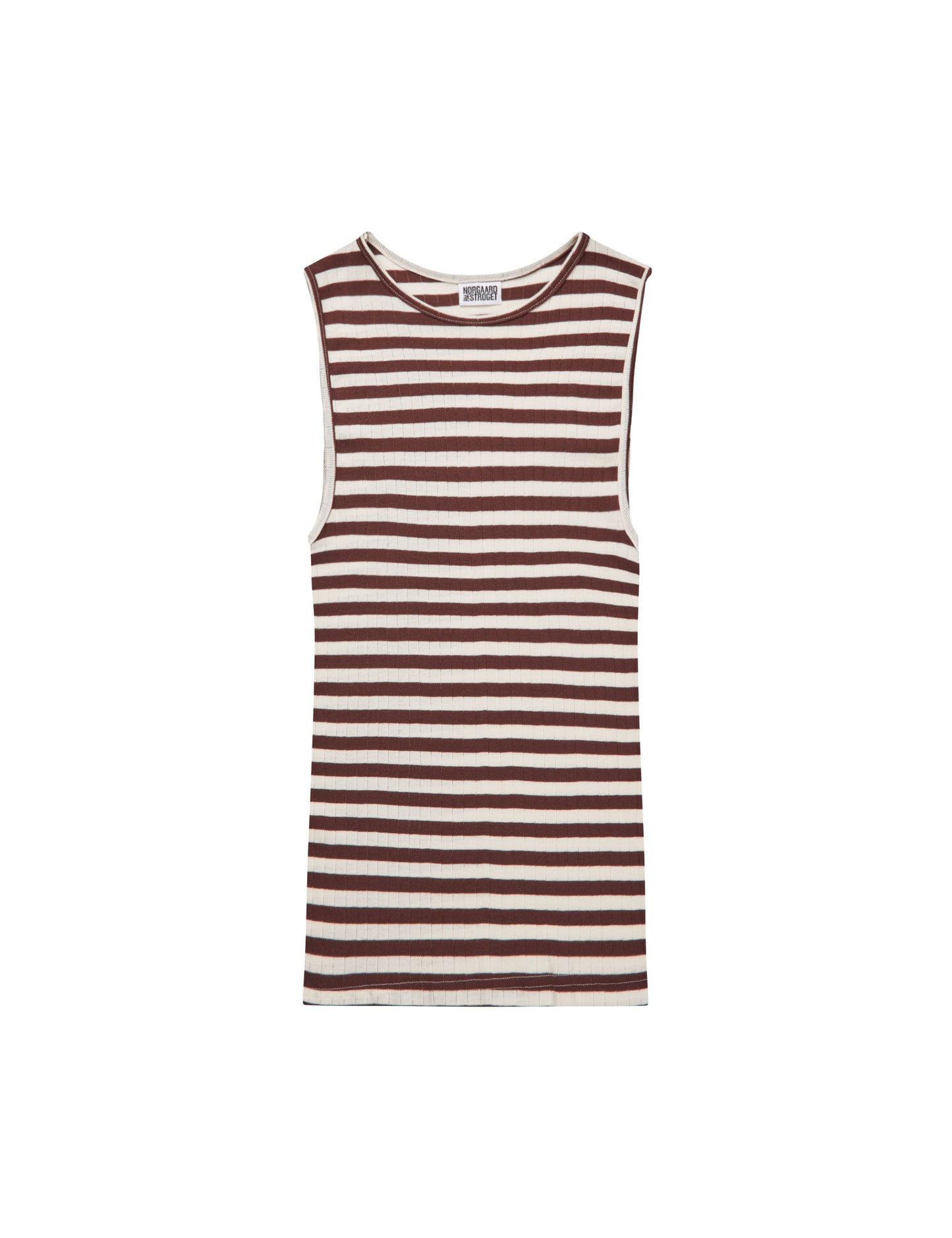 NPS Tank Top Broadway, Brown/Ecru