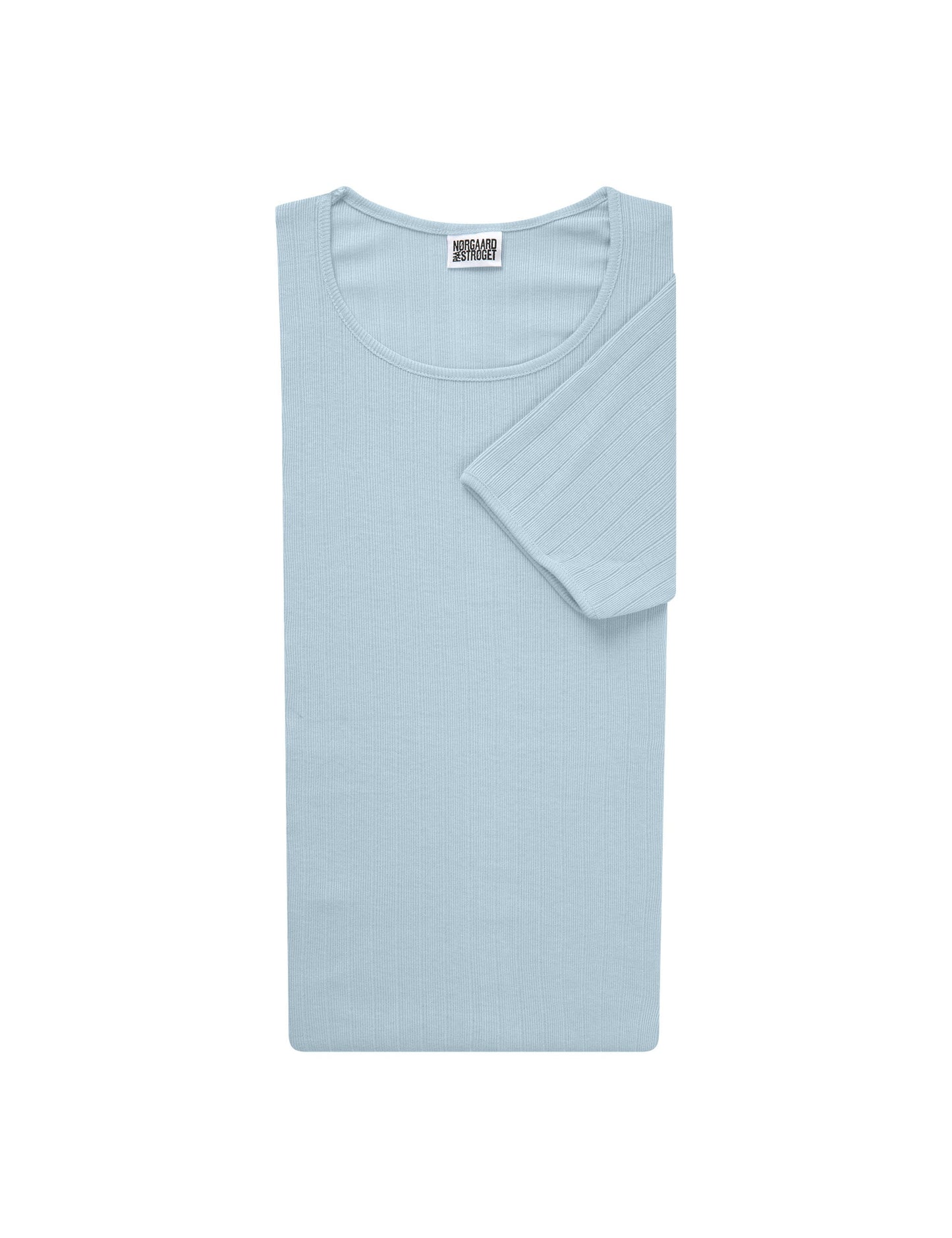 101 Short Sleeve Solid Colour, Light Blue