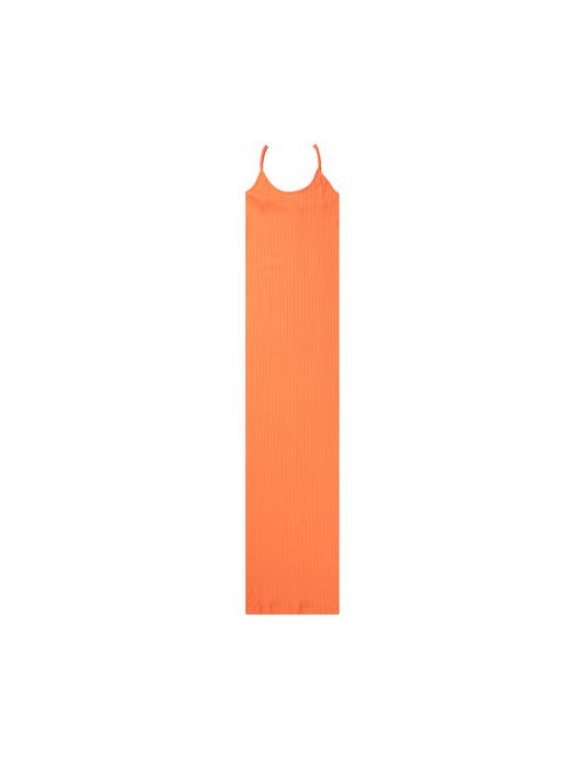 NPS Strap Dress Solid Colour, Orange