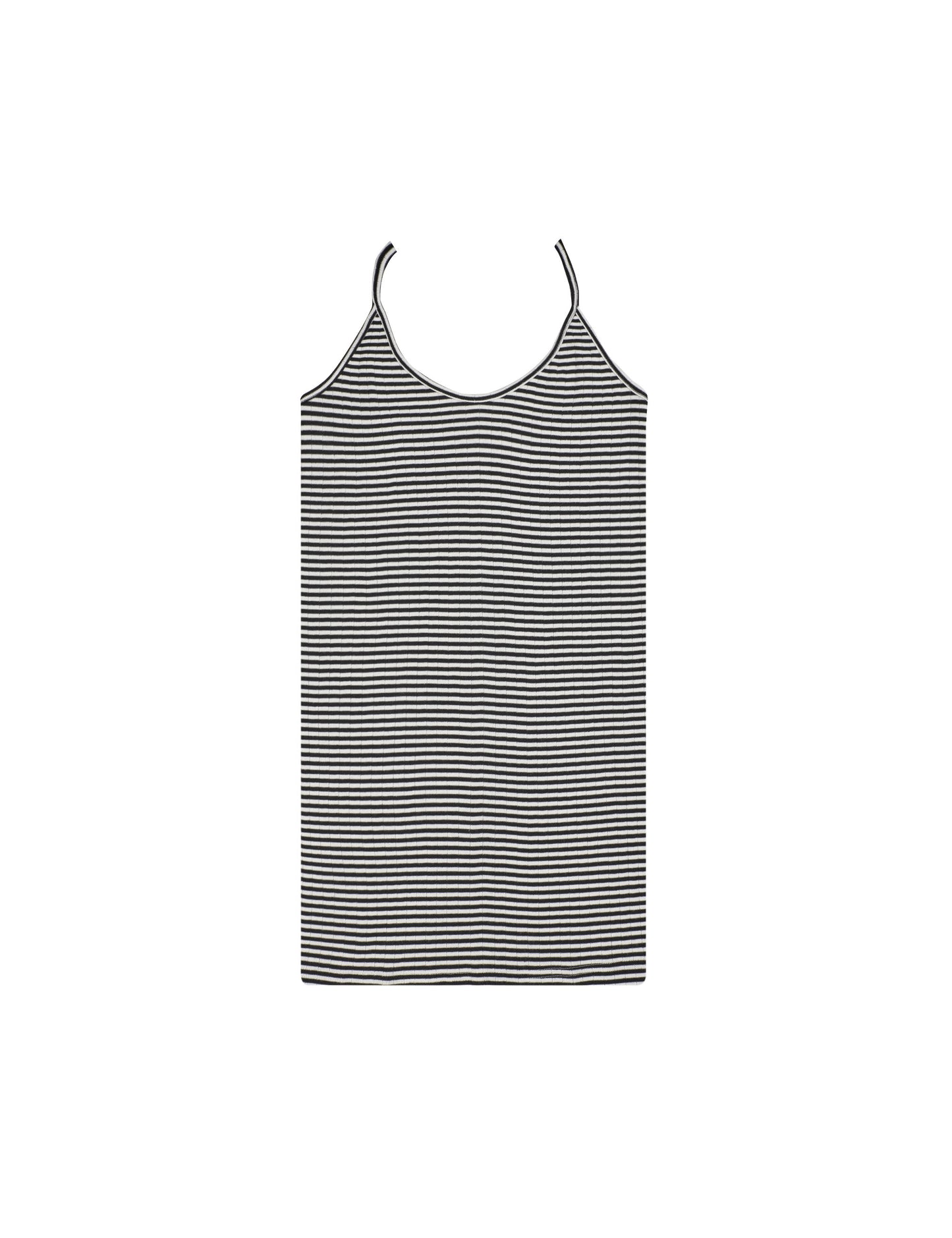 NPS Strap Top Fine Stripe, Black/Ecru