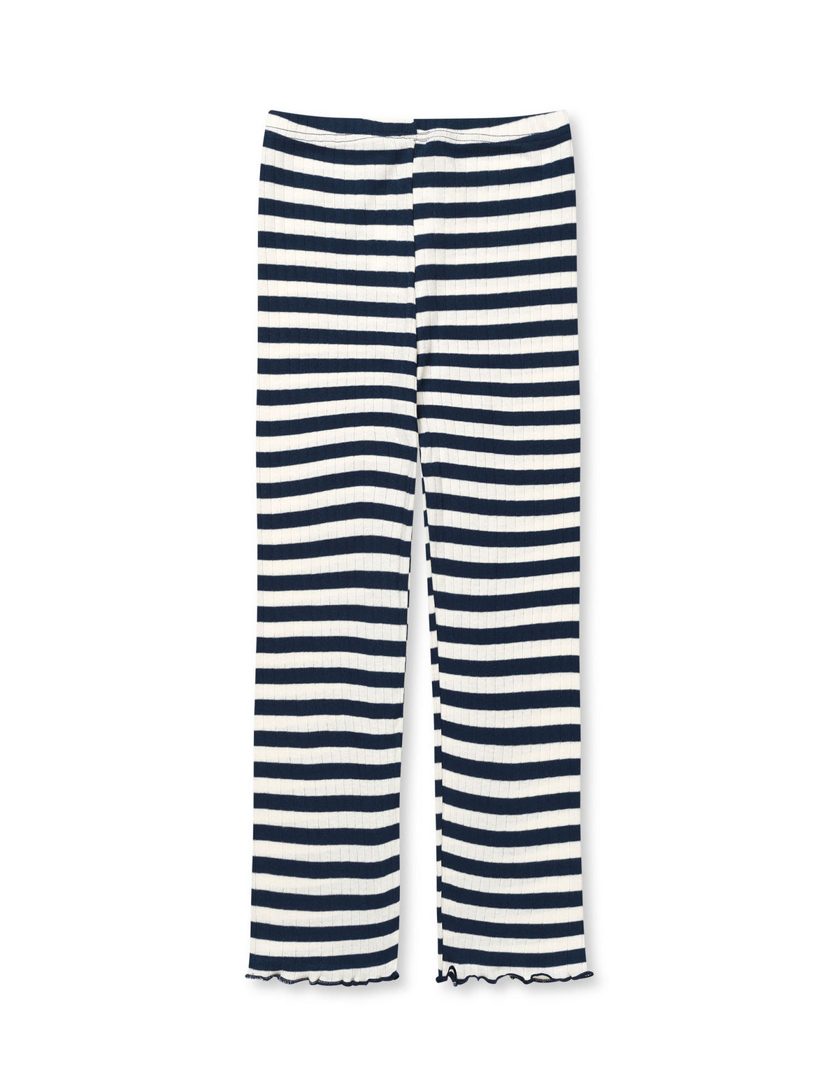 NPS Kids Frill Pants Broadway, Marine/Ecru
