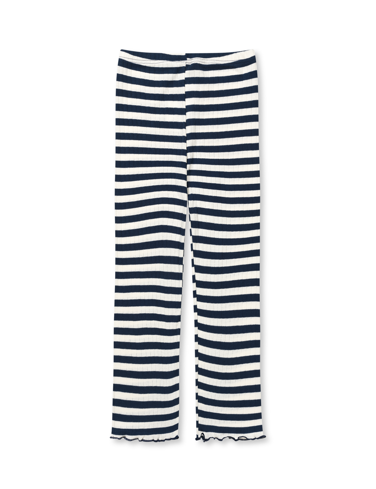 NPS Kids Frill Pants Broadway, Marine/Ecru
