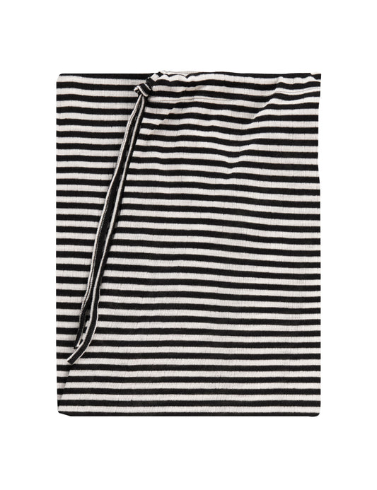 NPS Nova Pants Wool, Black/Ecru Stripe