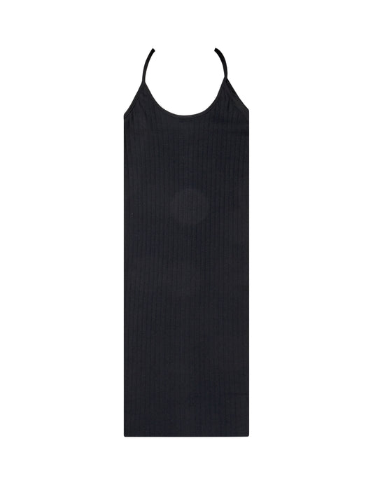 NPS Strap Dress Mini Solid Colour, Black