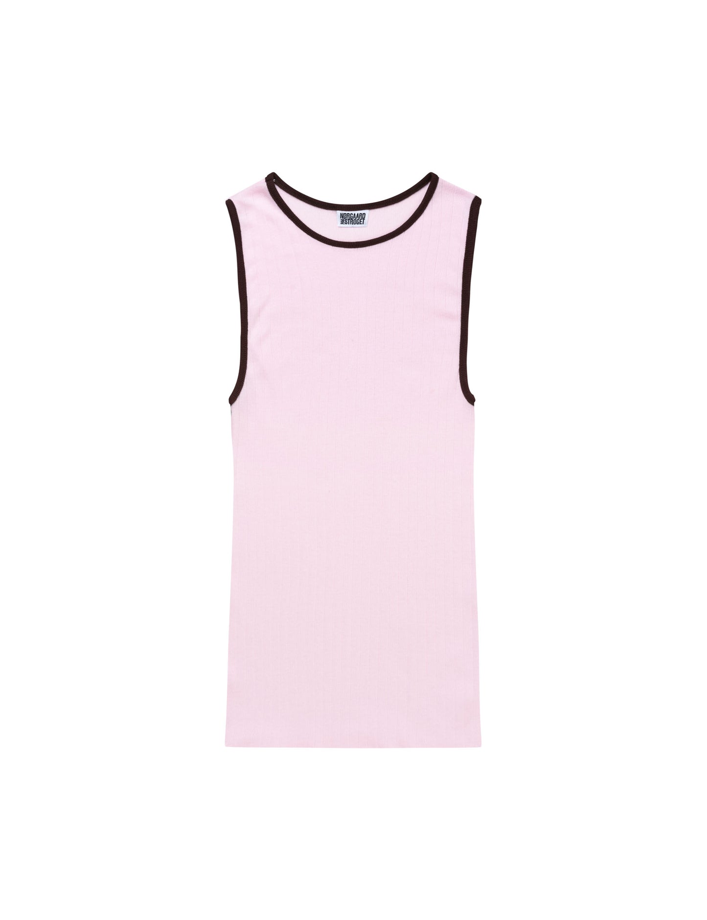 NPS Tank Top Kontrast, Rose/Brown