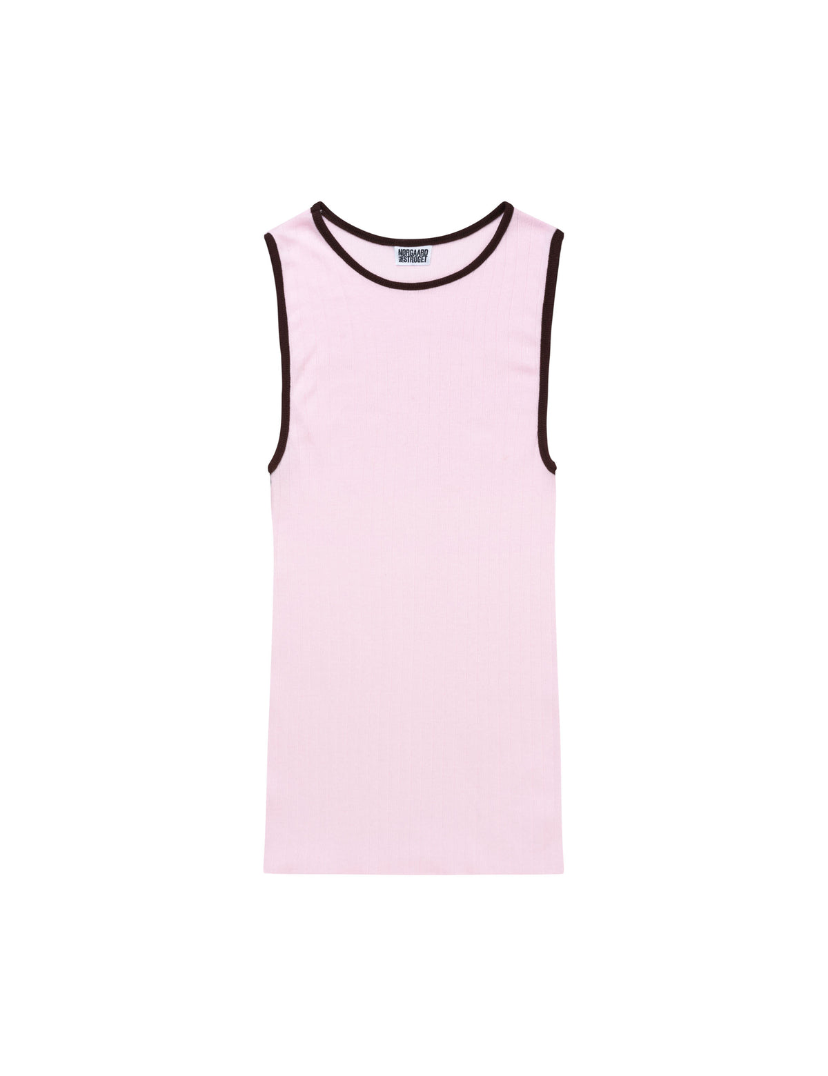 NPS Tank Top Kontrast, Rose/Brown