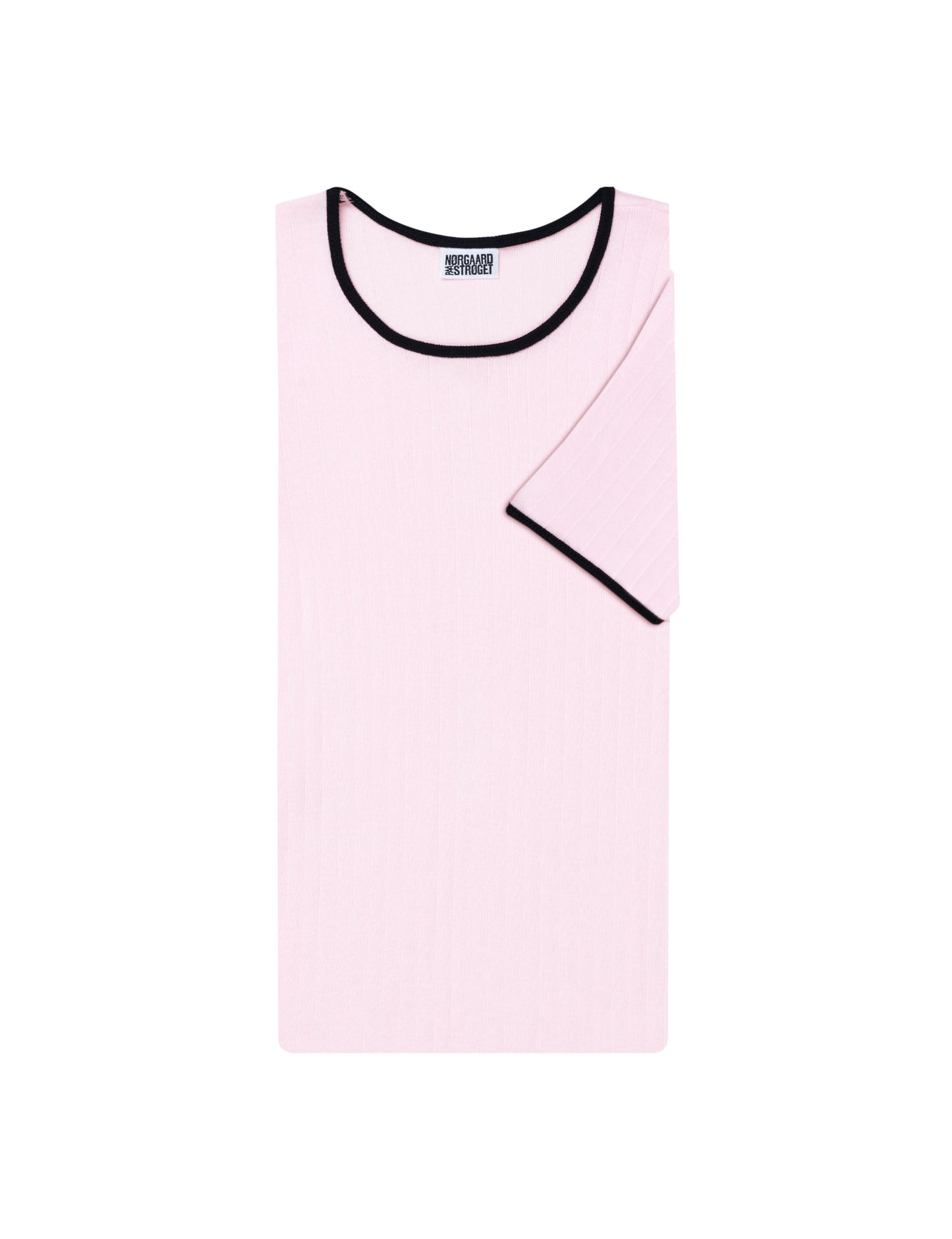 101 Short Sleeve Kontrast, Rose/Black