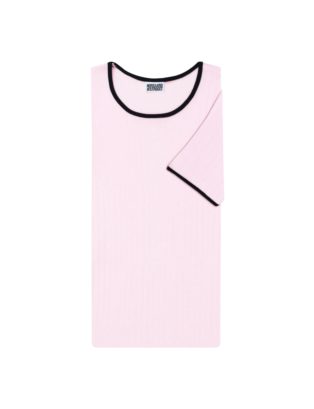 101 Short Sleeve Kontrast, Rose/Black