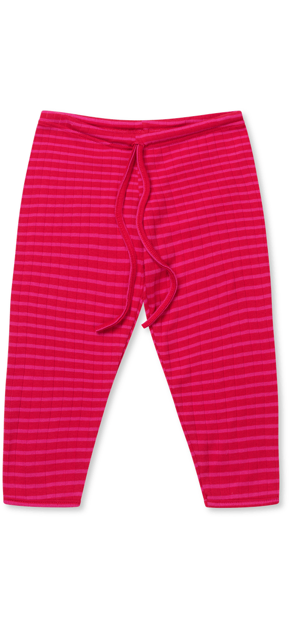 NPS Baby Pants To Tie NPS Stripes, Red/Chock