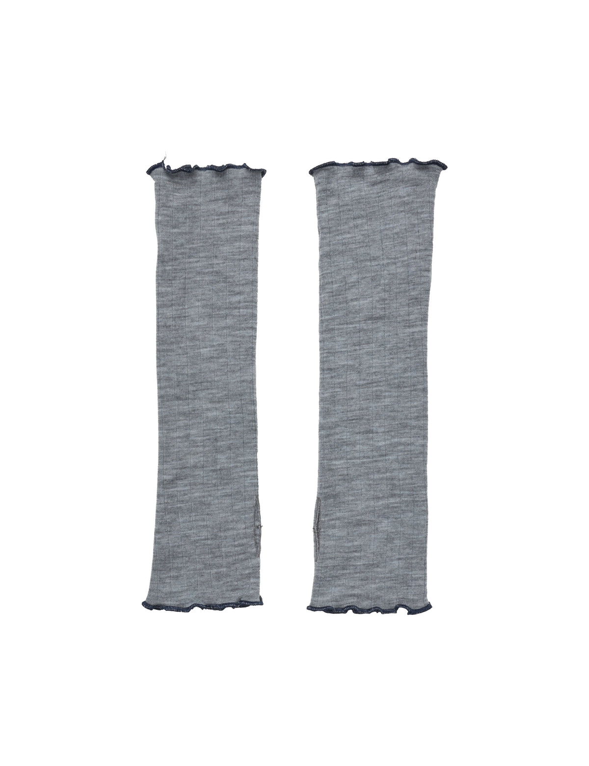 NPS x ELLE Wristwarmer Wool, Grey Mel/Marine