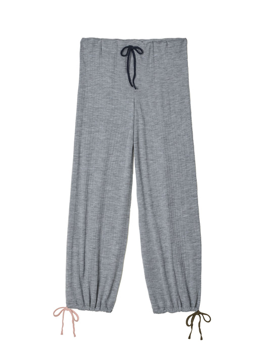 NPS x ELLE Nova Pants S Wool, Light Grey Melange