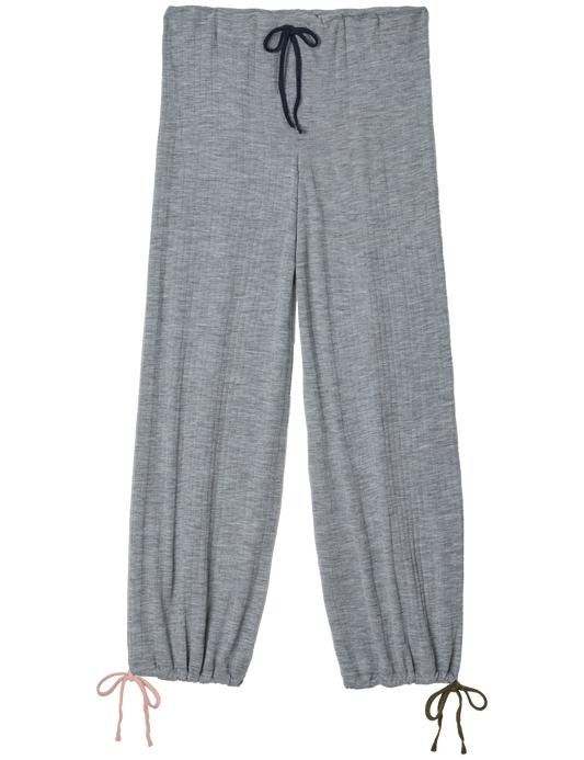 ELLE Nova Pants S Wool, Light Grey Melange