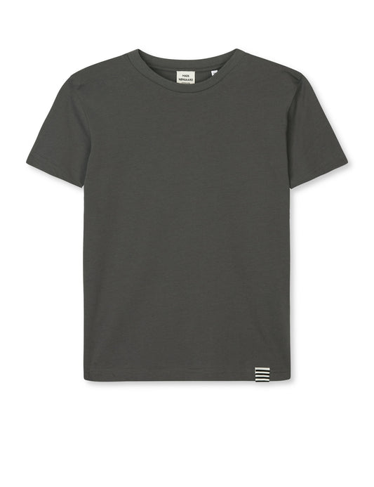 Fine Jersey Thorlino Tee FAV, Asphalt
