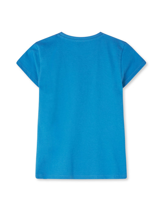 Organic Jersey Tuvina Tee FAV, Mediterranian Blue