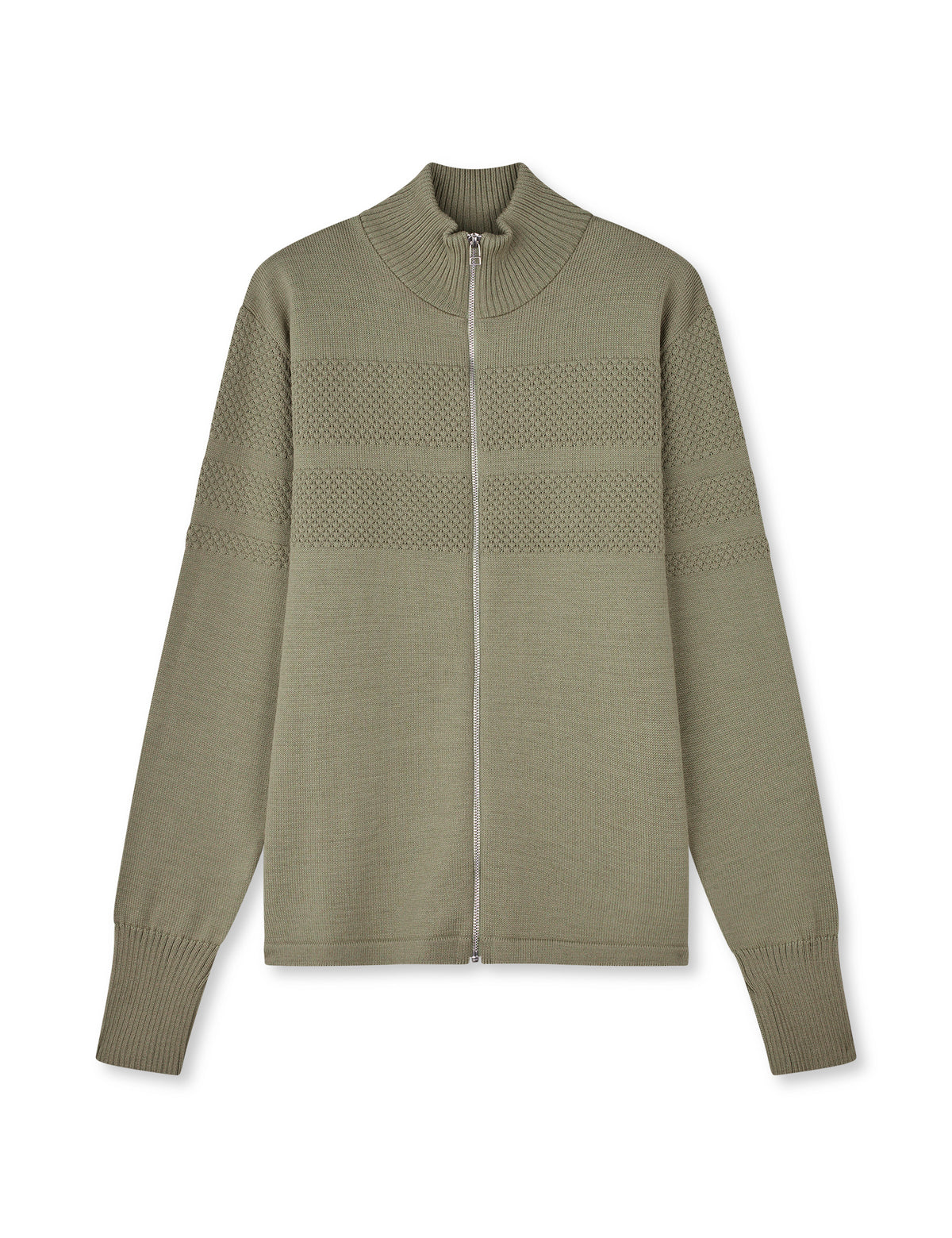 Wool Klemens Zip Knit, Overland Trek