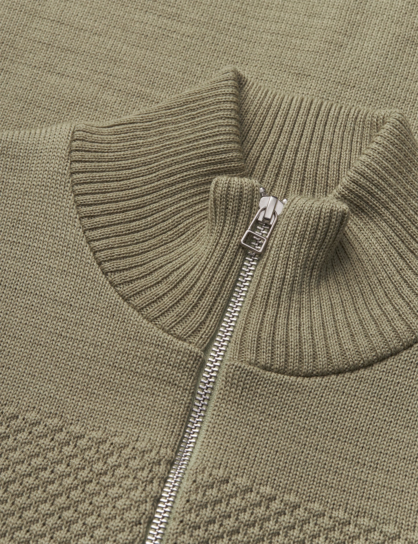 Wool Klemens Zip Knit, Overland Trek