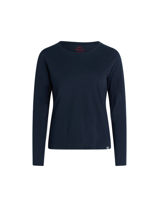 Fine Jersey Tenna Tee LS FAV,  Sky Captain