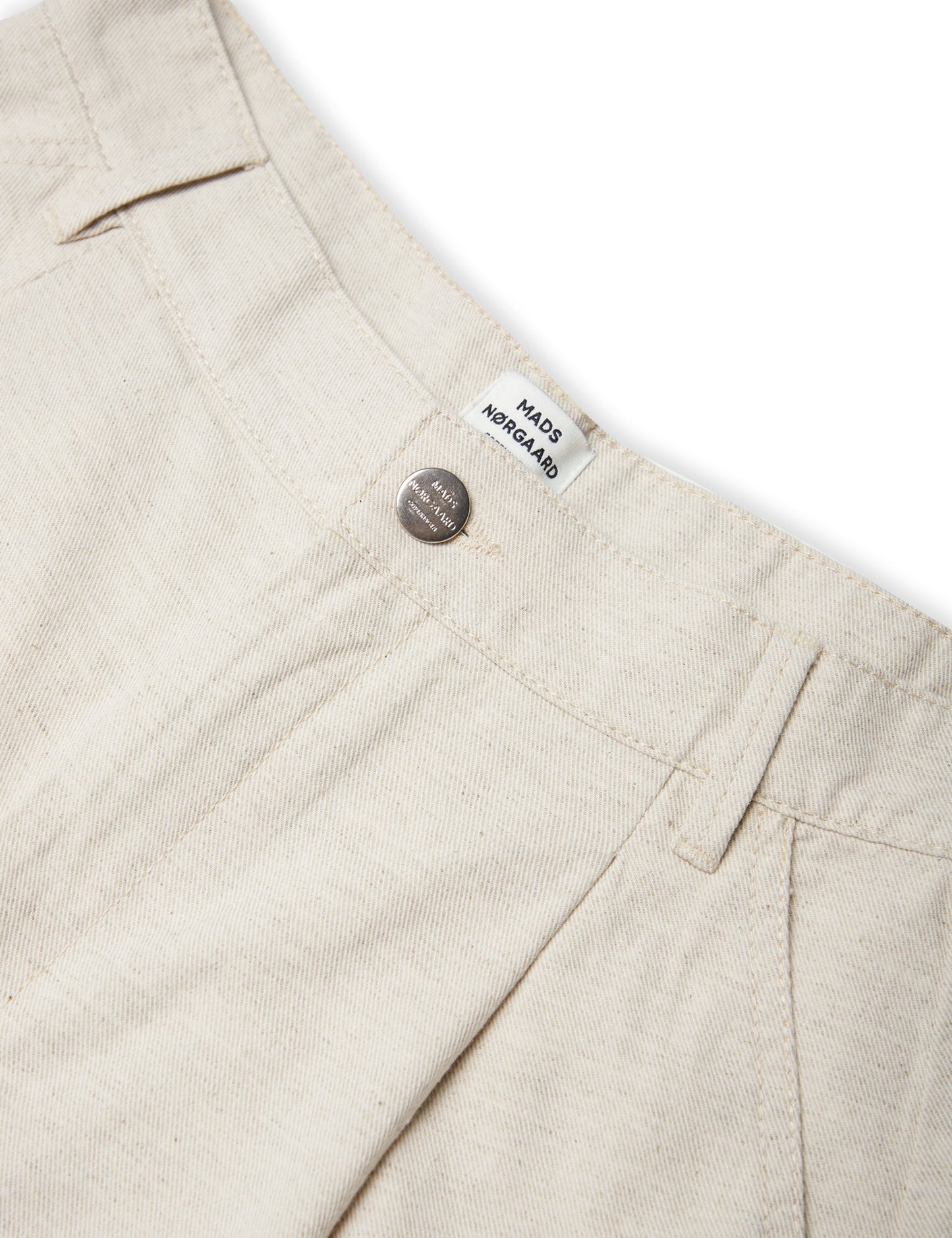 Linen Denim Opal Shorts, Whitecap Grey