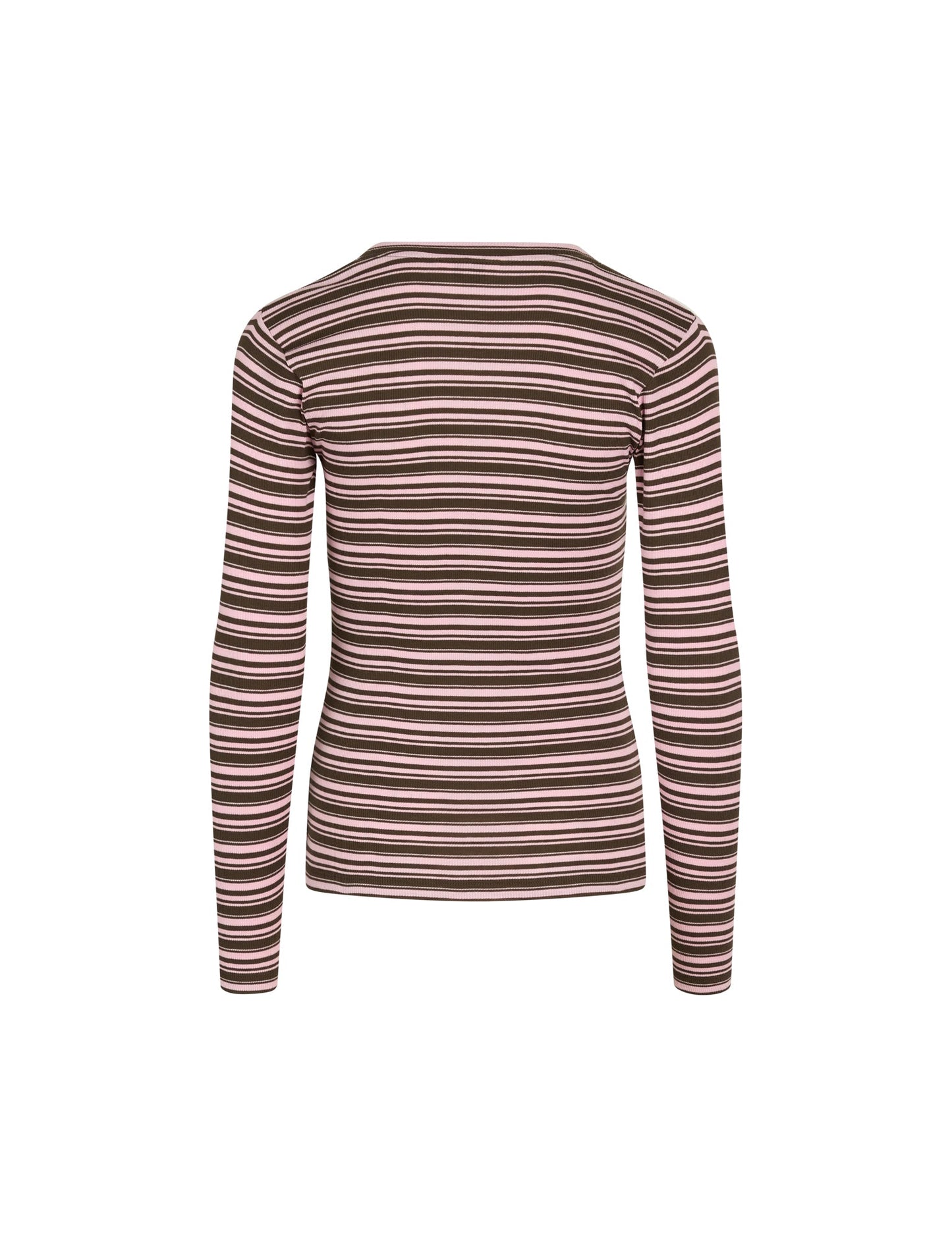 2x2 Cotton Stripe Tuba Top,  Pink Lavender/Wren
