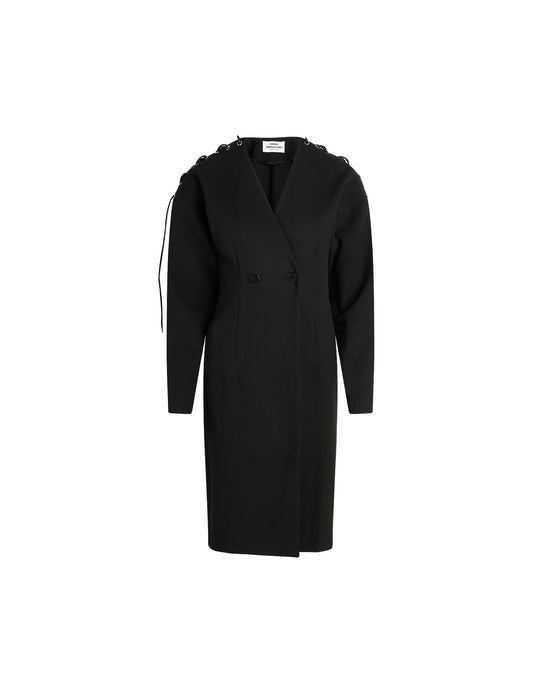 Soft Suiting Pyrmont Dress, Black