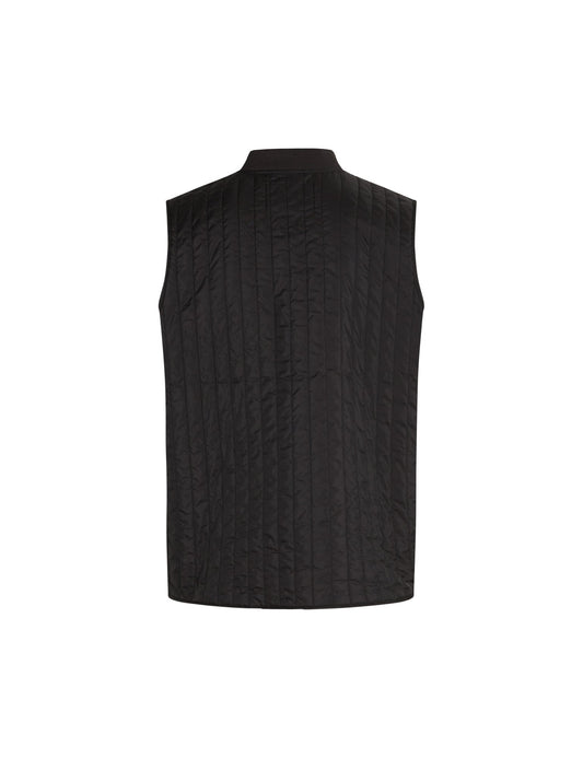 Mat Quilt Birk Vest,  Black