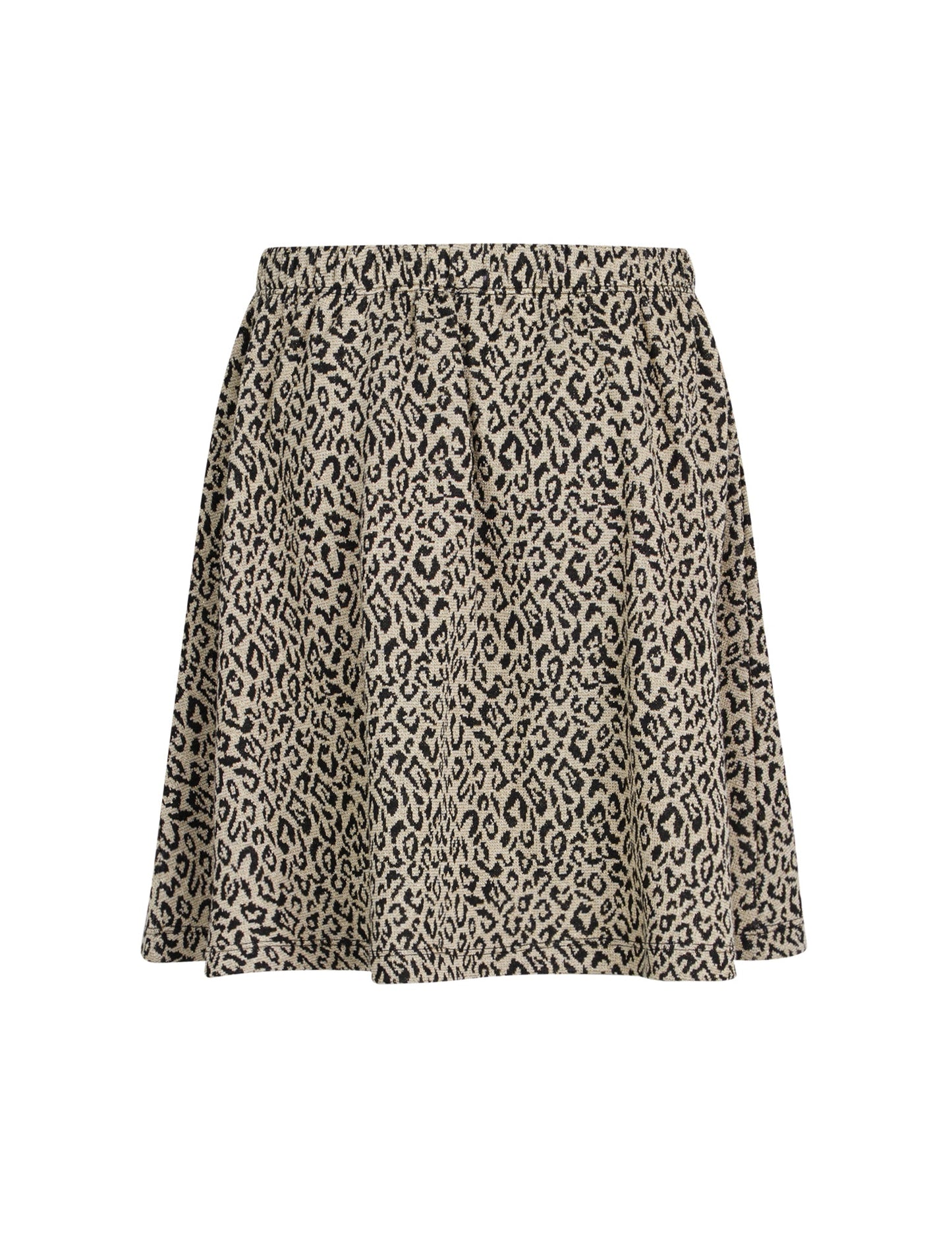 Jaquard Lurex Skylino Skirt,  Black Leo