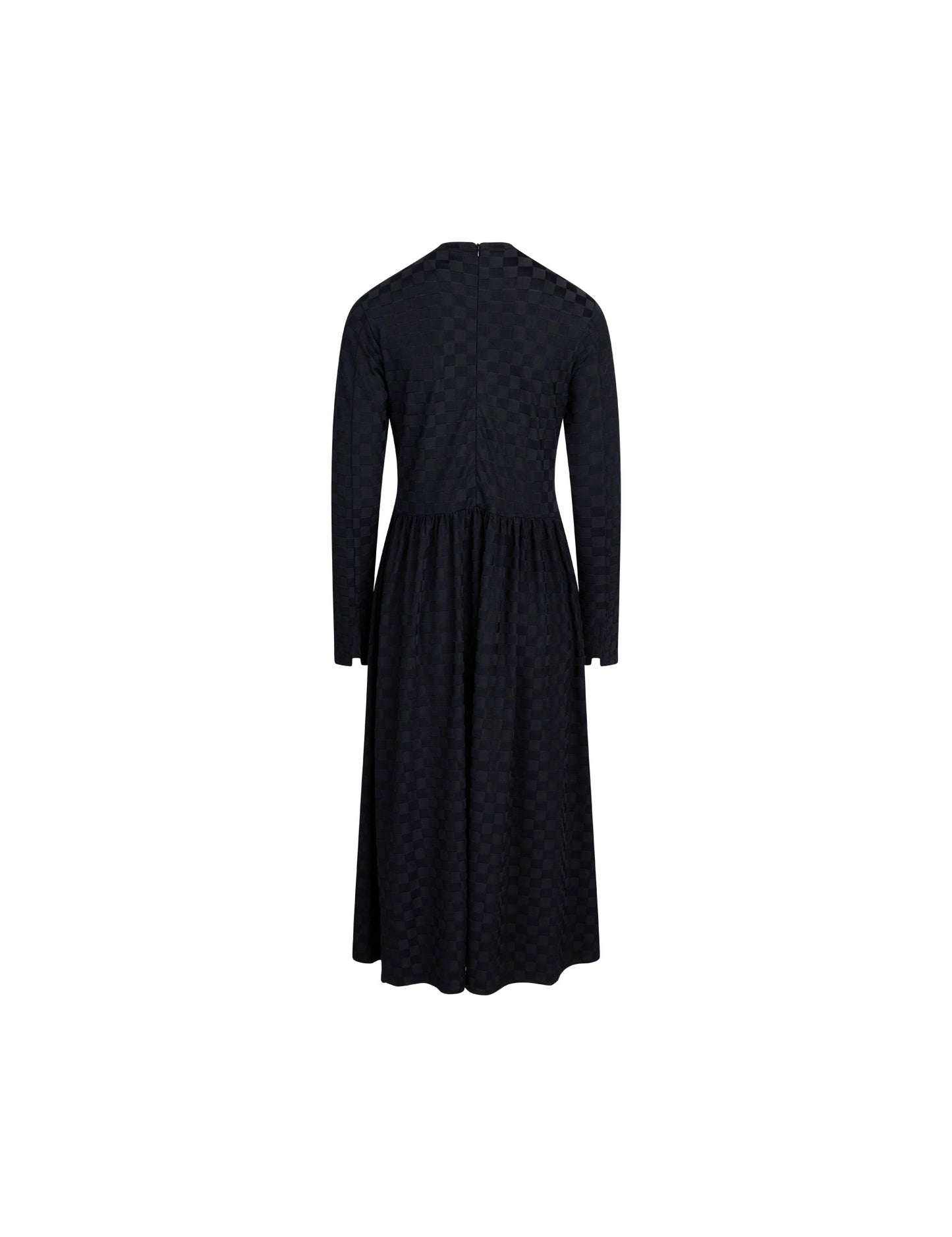 Check Jersey Lucca Dress,  Black