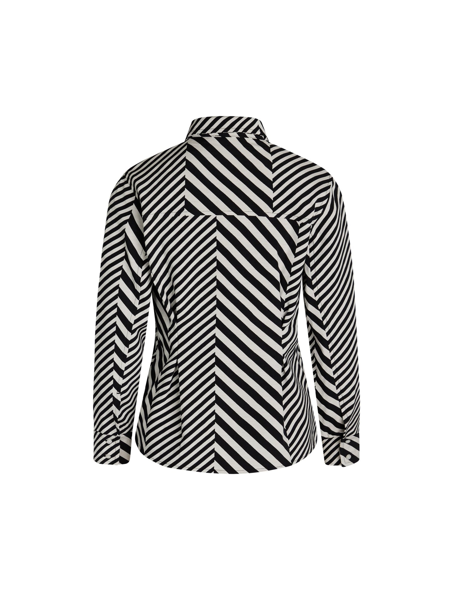 Mix Stripe Nollie Shirt, Black/Cloud Dancer
