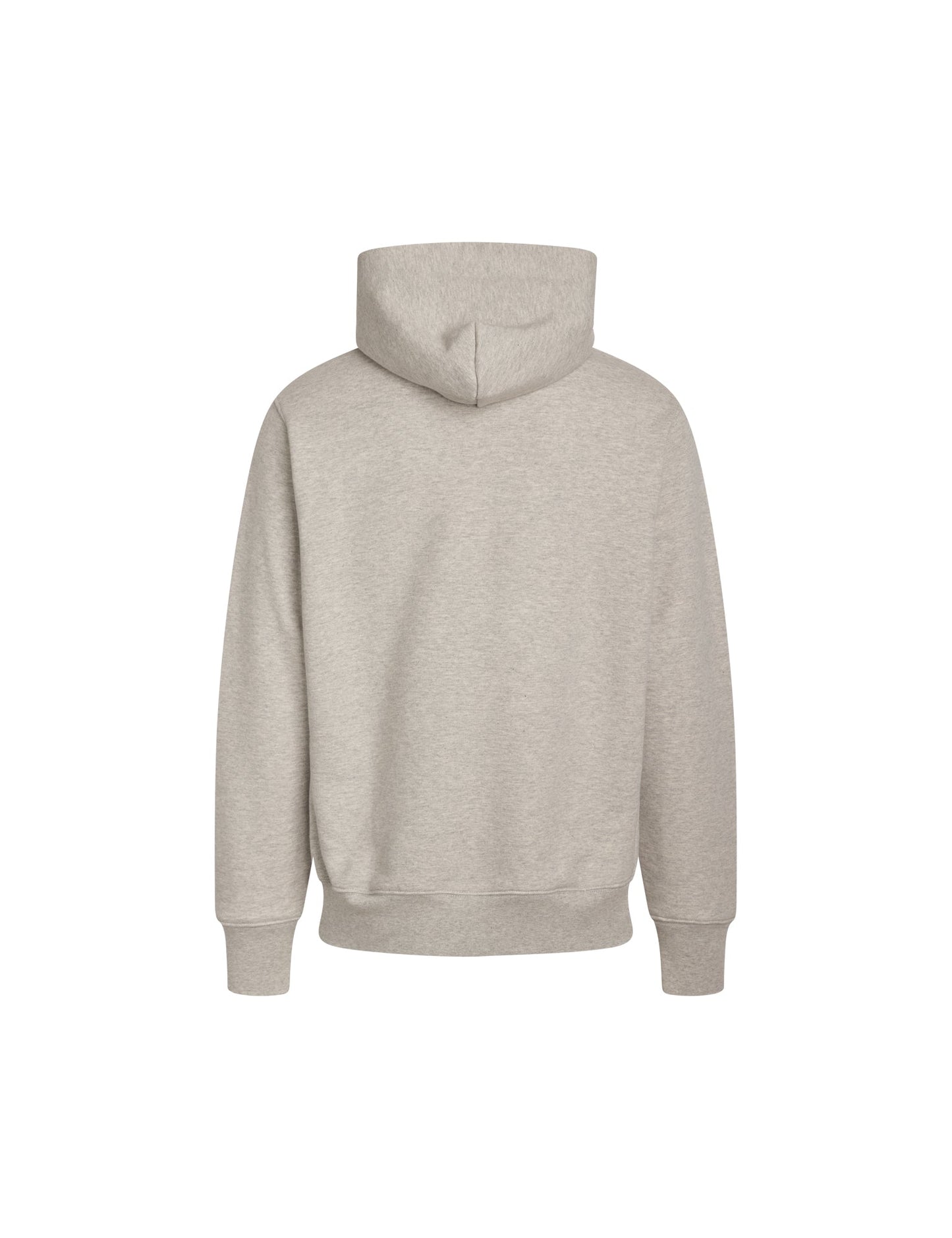 Heavy Vintage Drew Hood Sweat, Grey Melange