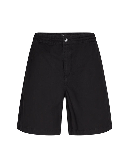 Fine Twill  Hektor Shorts,  Black