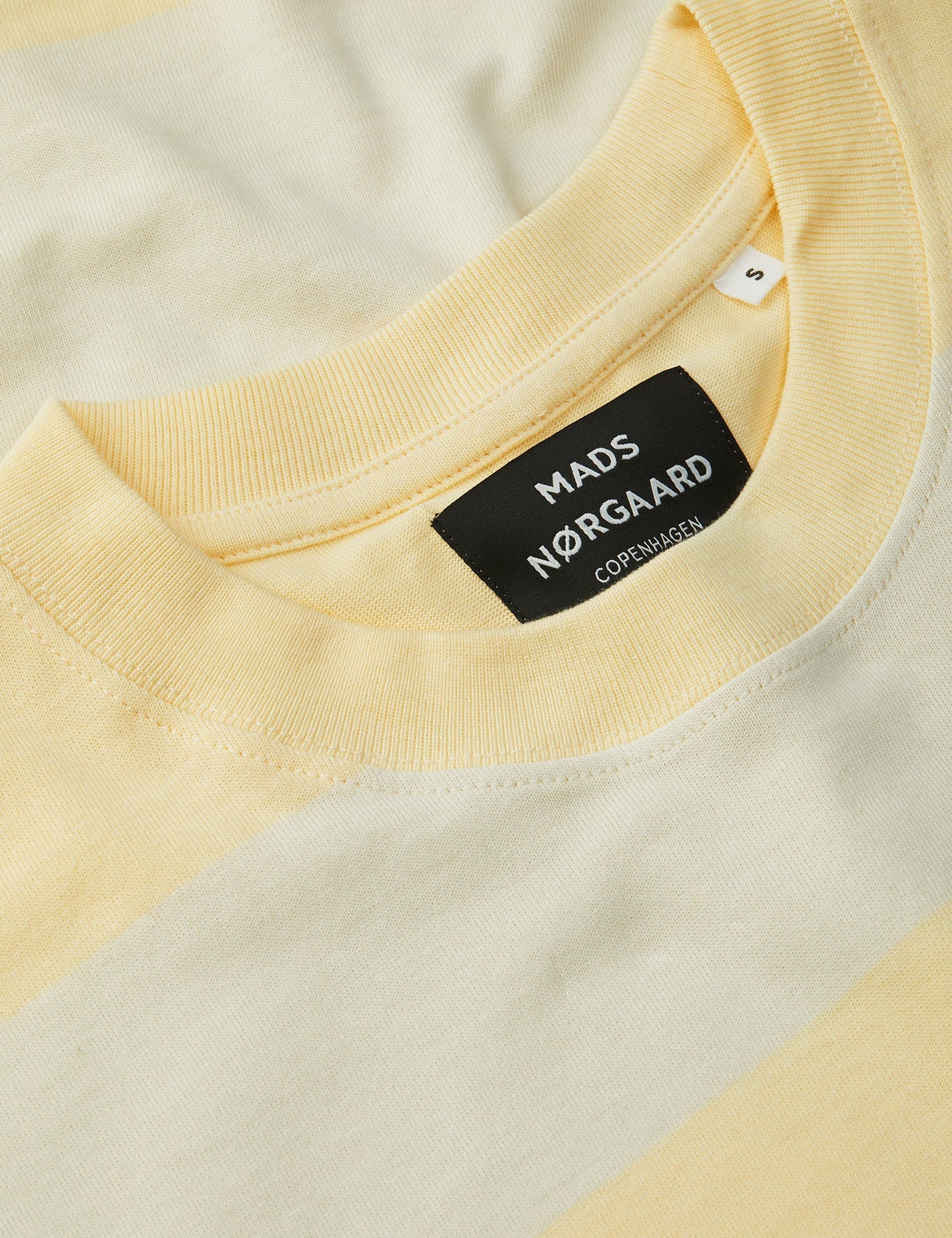 Combed Jersey Karl Stripe Tee LS,  Vanilla Ice/Vanilla Custard