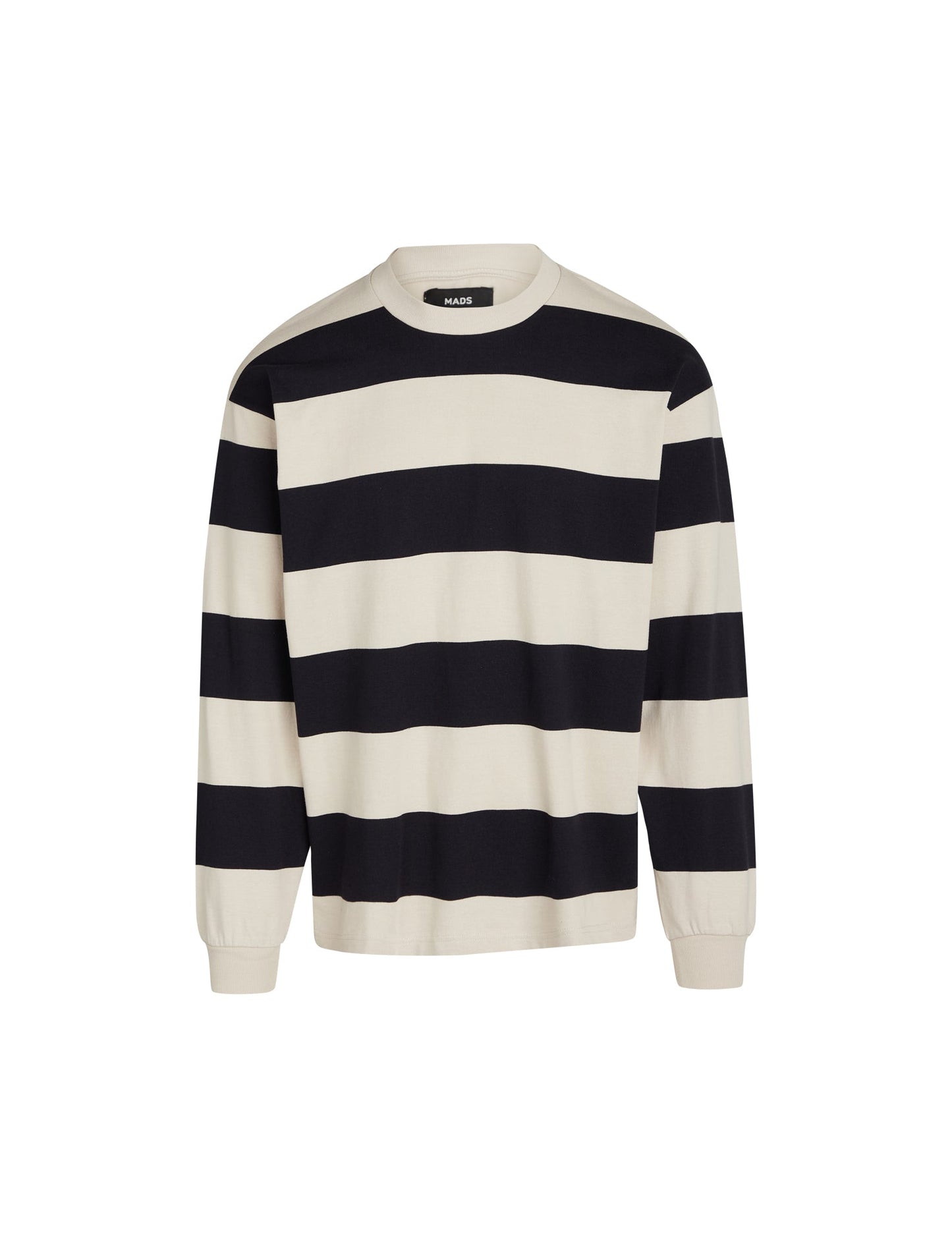 Combed Jersey Karl Stripe Tee LS,  Rainy  Day/Deep Well