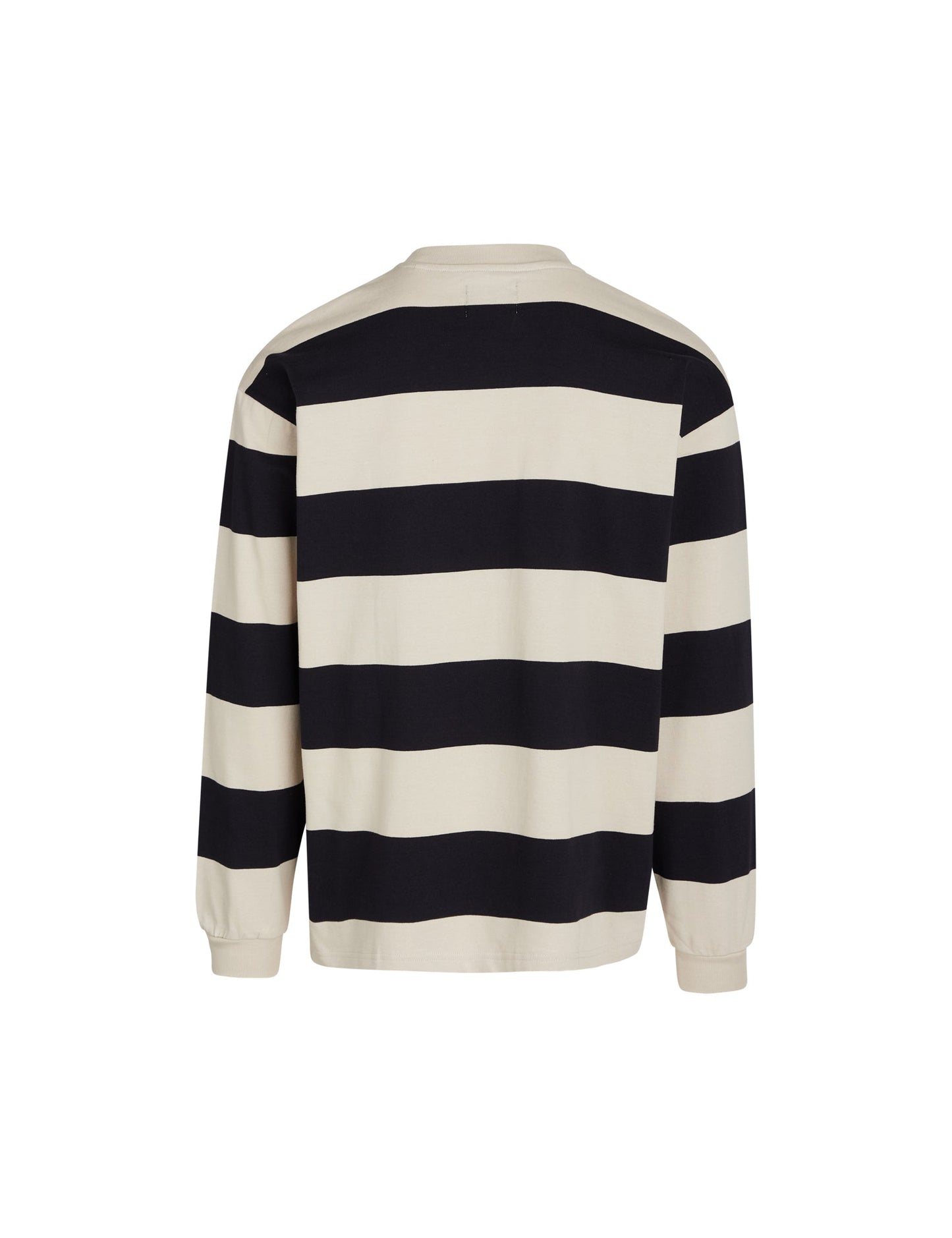 Combed Jersey Karl Stripe Tee LS,  Rainy  Day/Deep Well