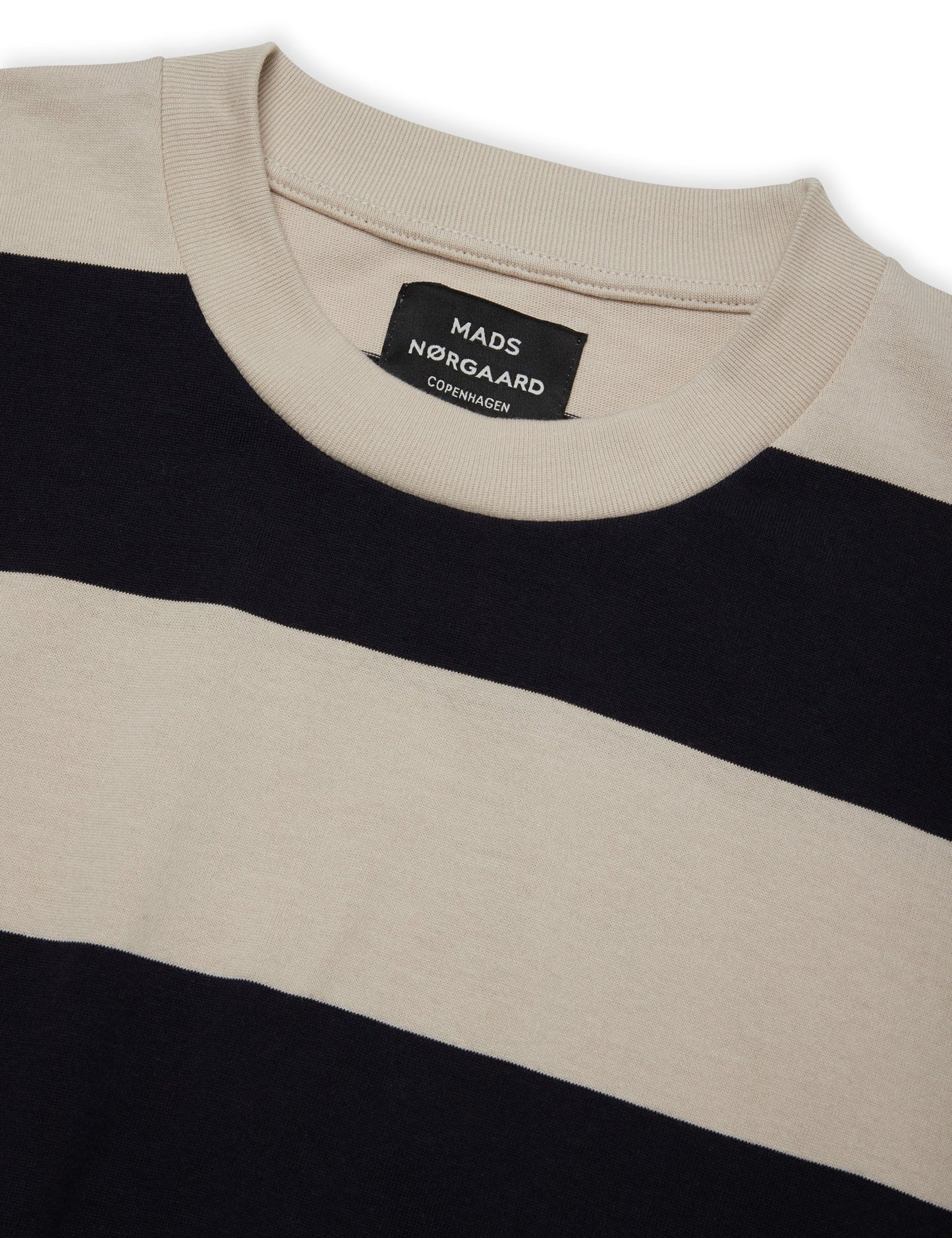 Combed Jersey Karl Stripe Tee LS,  Rainy  Day/Deep Well