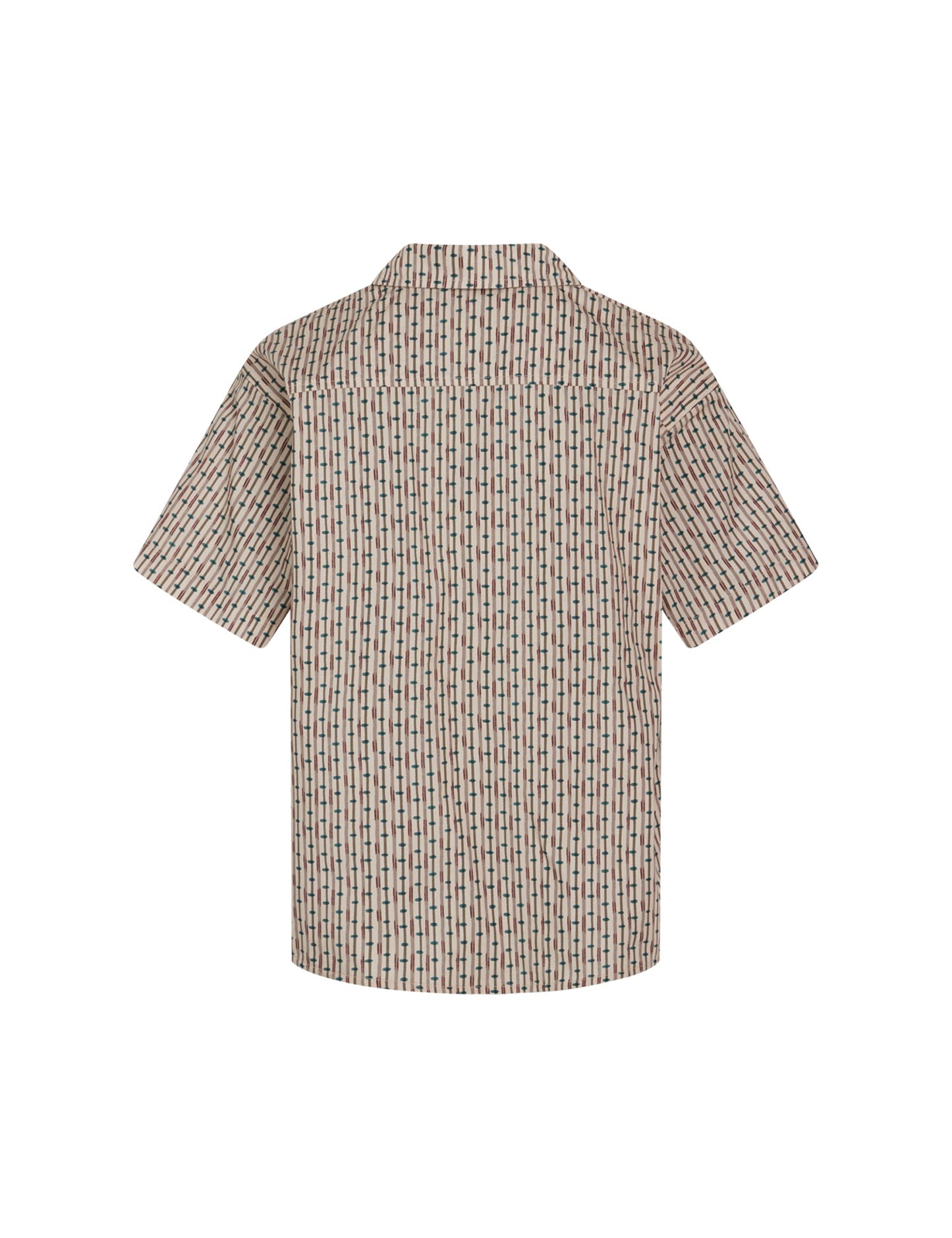 AOP Poplin Skully Shirt, Rainy Day AOP